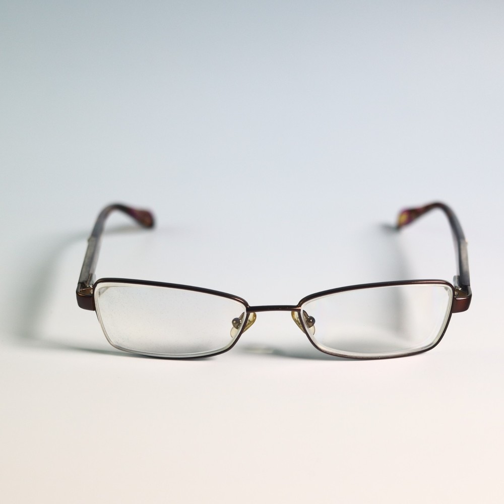 Ted Baker B228 Eyeglasses brown 50-16 135 rectangle tortoise bow half rim N4